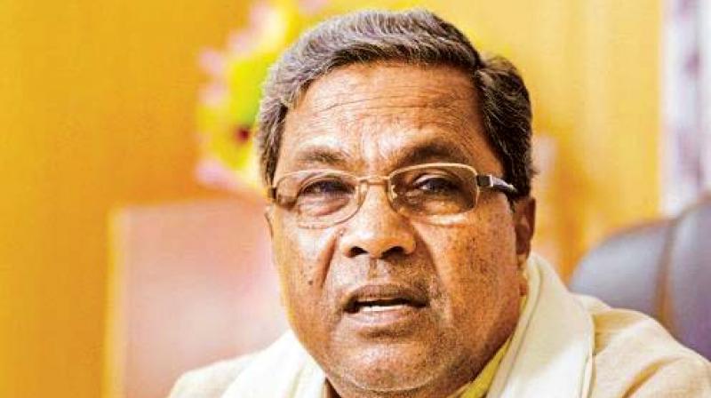 Chief Minister Siddaramaiah Chief Minister Siddaramaiah