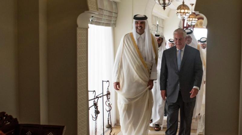 Tillerson also gave besieged Qatar some political backing ahead of talks with officials from the Arab quartet in Saudi Arabia on Wednesday. (Photo: AP) Tillerson also gave besieged Qatar some political backing ahead of talks with officials from the Arab quartet in Saudi Arabia on Wednesday. (Photo: AP)