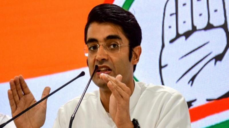 Congress spokesperson Jaiveer Shergill addressed a press conference in Delhi. (Photo: ANI) Congress spokesperson Jaiveer Shergill addressed a press conference in Delhi. (Photo: ANI)