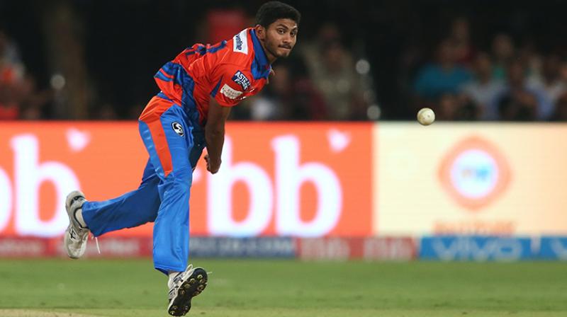 Having turned out for Gujarat Lions in this year's IPL and announcing himself as a man to watch for the future by unleashing yorkers at will, Thampi is now keen to do well at the international level. (Photo: BCCI) Having turned out for Gujarat Lions in this year's IPL and announcing himself as a man to watch for the future by unleashing yorkers at will, Thampi is now keen to do well at the international level. (Photo: BCCI)