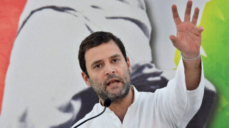 Rahul Gandhi is in poll-bound Gujarat to participate in protests in Surat, the country's diamond and textile hub. (Photo: PTI/File) Rahul Gandhi is in poll-bound Gujarat to participate in protests in Surat, the country's diamond and textile hub. (Photo: PTI/File)