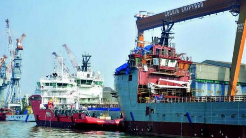 Further, to promote the manufacture of seagoing vessels by Indian shipyards, the Shipbuilding Financial Assistance Policy was approved for contracts signed during a ten year period, viz. 2016-2026 (Representational Image) Further, to promote the manufacture of seagoing vessels by Indian shipyards, the Shipbuilding Financial Assistance Policy was approved for contracts signed during a ten year period, viz. 2016-2026 (Representational Image)