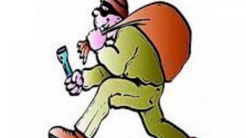 According to the police, a complaint was received from one Y. Suryakanth, a retired government employee that an idol of a goddess that was installed inside his house at Anandbagh was stolen by unidentified persons when he went to his son’s house at Kondapur on March 17. (Representional Image) According to the police, a complaint was received from one Y. Suryakanth, a retired government employee that an idol of a goddess that was installed inside his house at Anandbagh was stolen by unidentified persons when he went to his son’s house at Kondapur on March 17. (Representional Image)