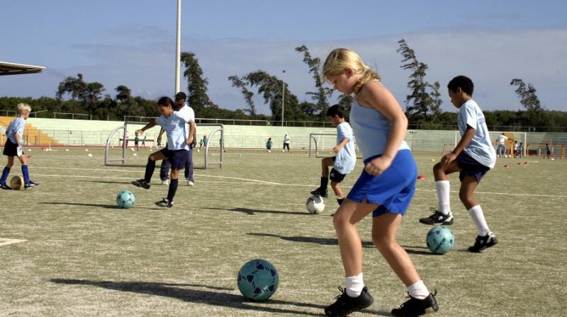 Football training in school can greatly improve girls' fitness. (Photo: Pixabay) Football training in school can greatly improve girls' fitness. (Photo: Pixabay)