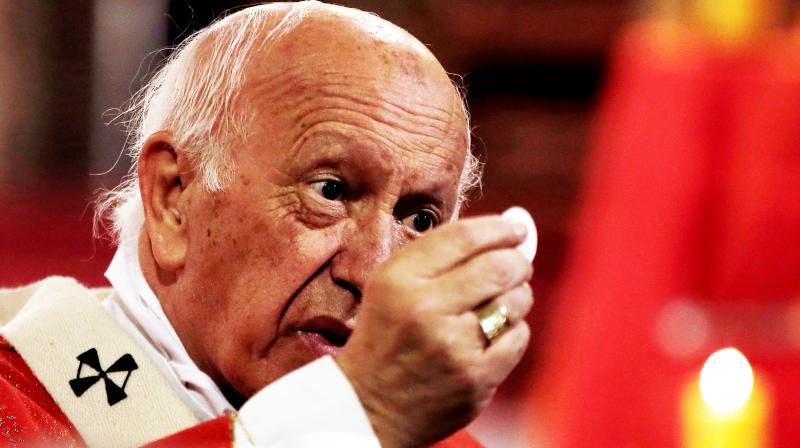 Pope Francis has on Saturday replaced Cardinal Ricardo Ezzati, archbishop of Santiago, Chile, after he became embroiled in the country's spiralling sex abuse and cover-up scandal. (Photo: AP) Pope Francis has on Saturday replaced Cardinal Ricardo Ezzati, archbishop of Santiago, Chile, after he became embroiled in the country's spiralling sex abuse and cover-up scandal. (Photo: AP)