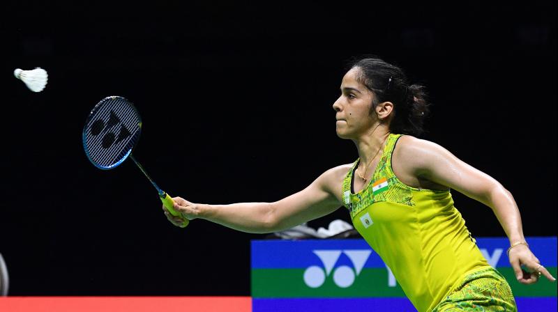 The two-time Commonwealth Games champion will next face the winner of the quarterfinal match between two Chinese shuttlers -- He Bingjiao and Chen Xiaoxin. (Photo: AFP) The two-time Commonwealth Games champion will next face the winner of the quarterfinal match between two Chinese shuttlers -- He Bingjiao and Chen Xiaoxin. (Photo: AFP)