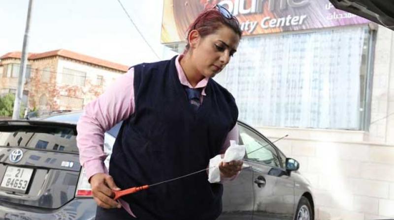 The concept has already been tried and tested in Cairo, another conservative city where women taxi drivers were previously unheard of. (Photo: AFP) The concept has already been tried and tested in Cairo, another conservative city where women taxi drivers were previously unheard of. (Photo: AFP)