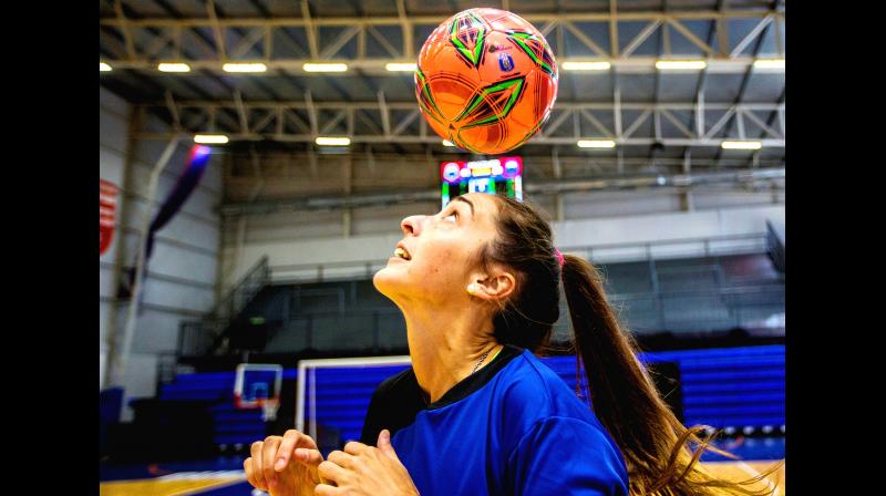Macarena Sanchez, a soccer player who is taking legal action against her club and the Argentine soccer association for not recognising her as a professional player. (Photo: AP) Macarena Sanchez, a soccer player who is taking legal action against her club and the Argentine soccer association for not recognising her as a professional player. (Photo: AP)
