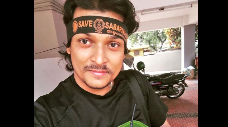 A team of police personnel from Kochi took Easwar into custody from his flat in Thiruvananthapuram in connection with case registered under IPC Sections 153 and 117, police said. (Photo: Twitter | @RahulEaswar) A team of police personnel from Kochi took Easwar into custody from his flat in Thiruvananthapuram in connection with case registered under IPC Sections 153 and 117, police said. (Photo: Twitter | @RahulEaswar)