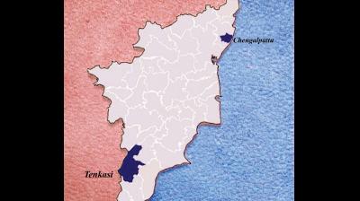 Tenkasi In Tamil Nadu Map Districts In Tn Up To 35 : Tenkasi, Chengalpet To Emerge As New District