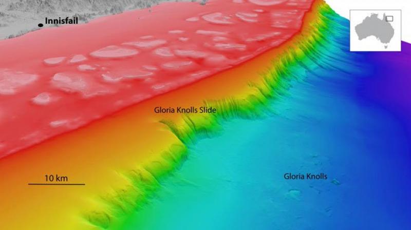A massive landslide some 300,000 years ago on the Great Barrier Reef discovered by scientists (Photo: deepreef.org) A massive landslide some 300,000 years ago on the Great Barrier Reef discovered by scientists (Photo: deepreef.org)