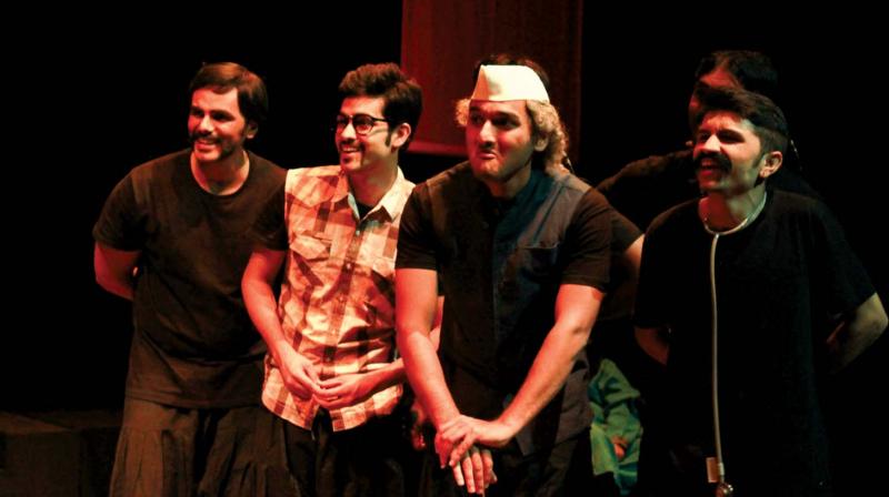 Scenes from the play. Scenes from the play.