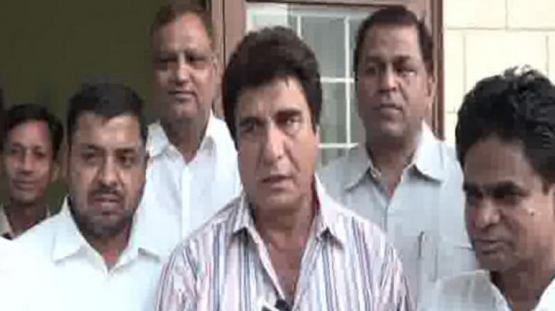 'People will surely tell their 'Mann Ki Baat' to PM Modi. This time, it has been ensured that Prime Minister Modi and BJP government will be in power till 6 am on May 23 and after 6 pm they will not be in power,' Babbar said. (Photo: ANI) 'People will surely tell their 'Mann Ki Baat' to PM Modi. This time, it has been ensured that Prime Minister Modi and BJP government will be in power till 6 am on May 23 and after 6 pm they will not be in power,' Babbar said. (Photo: ANI)