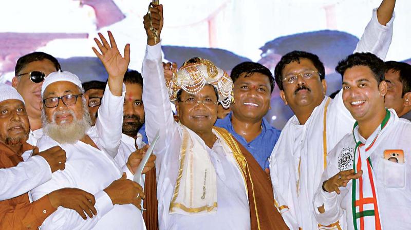 Karnataka CM Siddaramaiah at a function in Ballari Karnataka CM Siddaramaiah at a function in Ballari
