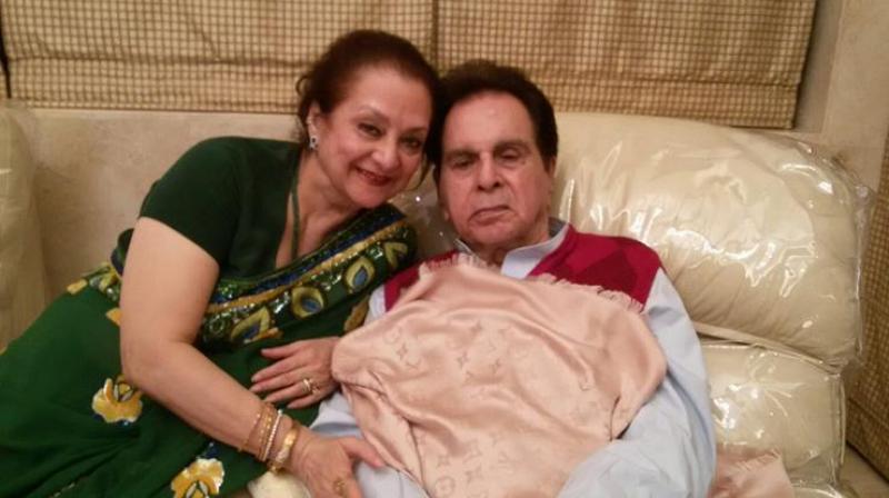 Veteran actor Dilip Kumar with his lovely wife Saira Banu. Veteran actor Dilip Kumar with his lovely wife Saira Banu.