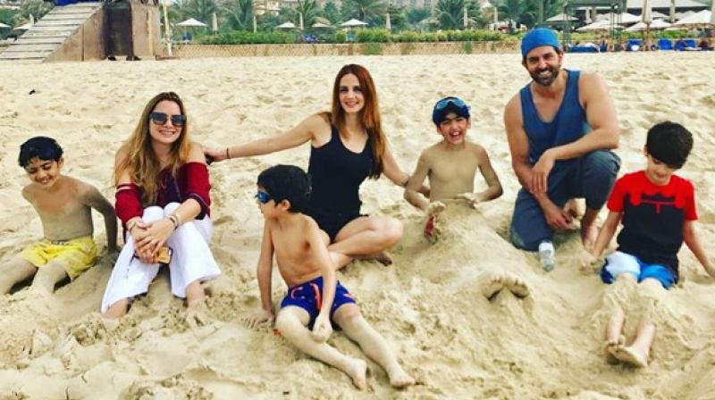 Sussanne Khan shared the picture on her Instagram account. Sussanne Khan shared the picture on her Instagram account.