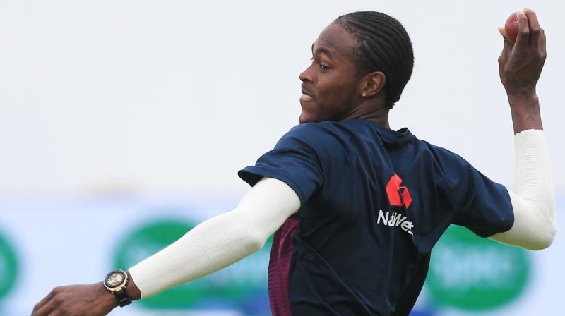 Jofra Archer will play his maiden Test match if he finds a place in the playing XI. (Photo:AFP) Jofra Archer will play his maiden Test match if he finds a place in the playing XI. (Photo:AFP)