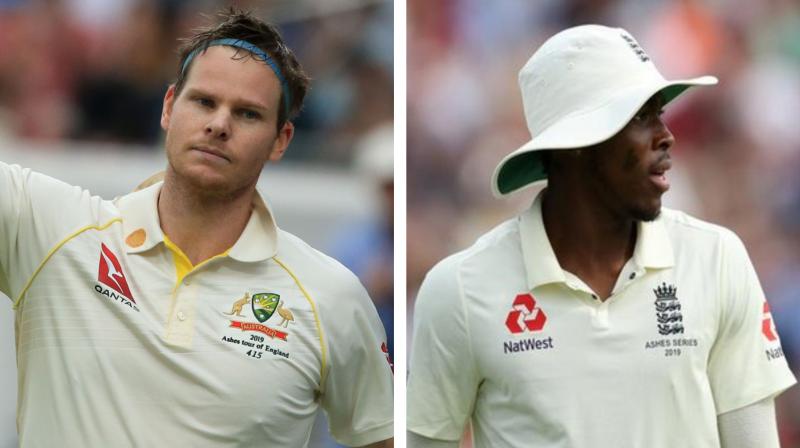 England are set give a Test debut at Lord's to World Cup-winning fast bowler Jofra Archer. Steve Smith returned to Test cricket following a 12-month ban for his role in a ball-tampering scandal with innings of 144 and 142 as Australia beat England by 251 runs in the Ashes opener at Edgbaston last week. (Photo:ANI/AFP) England are set give a Test debut at Lord's to World Cup-winning fast bowler Jofra Archer. Steve Smith returned to Test cricket following a 12-month ban for his role in a ball-tampering scandal with innings of 144 and 142 as Australia beat England by 251 runs in the Ashes opener at Edgbaston last week. (Photo:ANI/AFP)