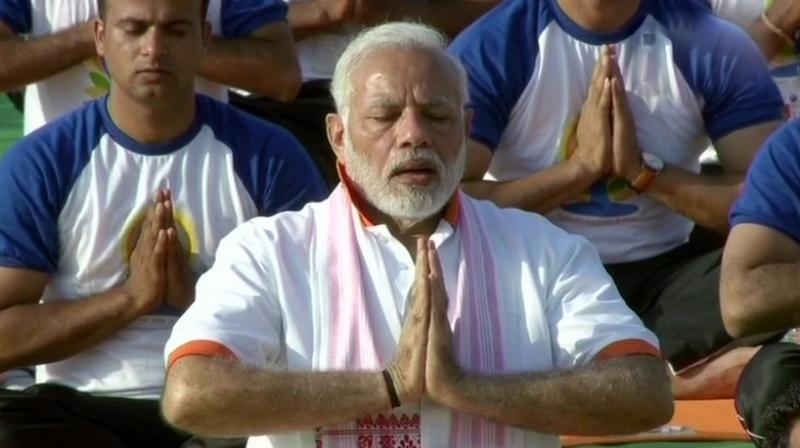 Prime Minister Narendra Modi said from Dehradun to Dublin, from Shanghai to Chicago, from Jakarta to Johannesburg, Yoga is everywhere. (Photo: ANI) Prime Minister Narendra Modi said from Dehradun to Dublin, from Shanghai to Chicago, from Jakarta to Johannesburg, Yoga is everywhere. (Photo: ANI)