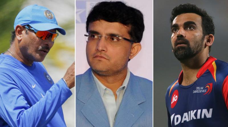 Zaheer Khan's appointment as the bowling coach helped convince Sourav Ganguly of Ravi Shastri's appointment as the Team India coach. (Photo: AP/ AFP/ BCCI) Zaheer Khan's appointment as the bowling coach helped convince Sourav Ganguly of Ravi Shastri's appointment as the Team India coach. (Photo: AP/ AFP/ BCCI)