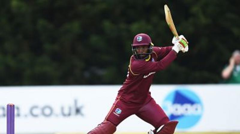 Sunil Ambris made 148, off just 126 balls including 19 fours and a six, as the West Indies surpassed Ireland's total of 327 for five with 13 deliveries remaining on Saturday. (Photo: Westindiescricket/twitter) Sunil Ambris made 148, off just 126 balls including 19 fours and a six, as the West Indies surpassed Ireland's total of 327 for five with 13 deliveries remaining on Saturday. (Photo: Westindiescricket/twitter)