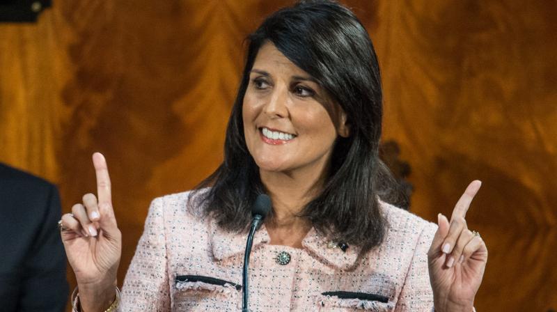 Haley was approved by the Senate on a 96-4 vote. She is expected to be sworn in shortly. (Photo: AP) Haley was approved by the Senate on a 96-4 vote. She is expected to be sworn in shortly. (Photo: AP)