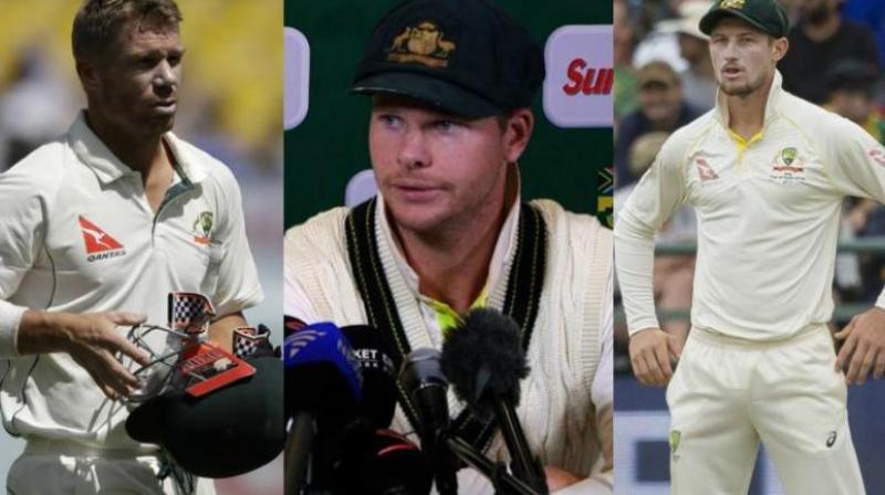 Disgraced former vice-captain Warner is serving a year-long suspension for his part in the plan to use sandpaper to tamper with the ball during the third Test in South Africa in March. (Photo: AFP) Disgraced former vice-captain Warner is serving a year-long suspension for his part in the plan to use sandpaper to tamper with the ball during the third Test in South Africa in March. (Photo: AFP)
