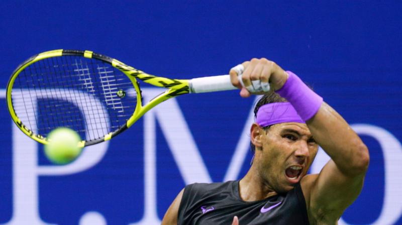 The second set was easily won by Nadal 6-2 and much did not change in the third set as Nadal sealed the game 6-3, 6-2, 6-2. (Photo: AFP) The second set was easily won by Nadal 6-2 and much did not change in the third set as Nadal sealed the game 6-3, 6-2, 6-2. (Photo: AFP)