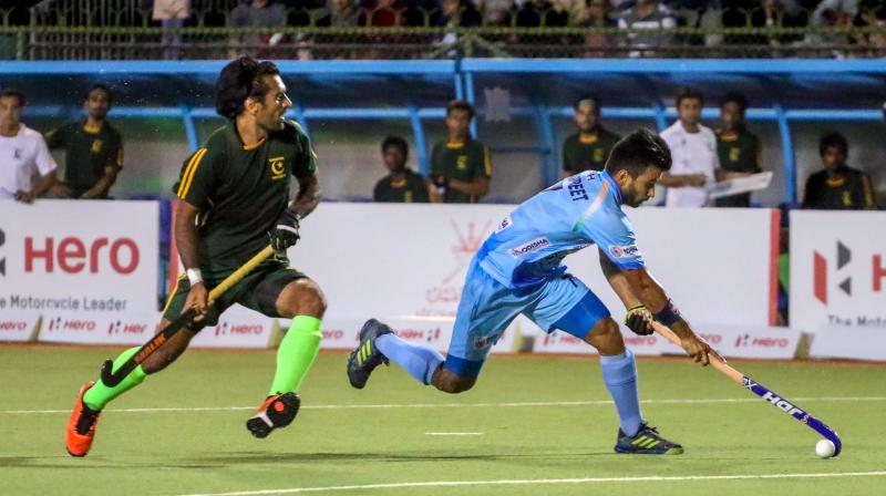 A Hockey India official rejected the claim, calling it a "blatant lie" and said Pakistan were the ones in a hurry to leave owing to an early morning return flight. (Photo: PTI) A Hockey India official rejected the claim, calling it a "blatant lie" and said Pakistan were the ones in a hurry to leave owing to an early morning return flight. (Photo: PTI)