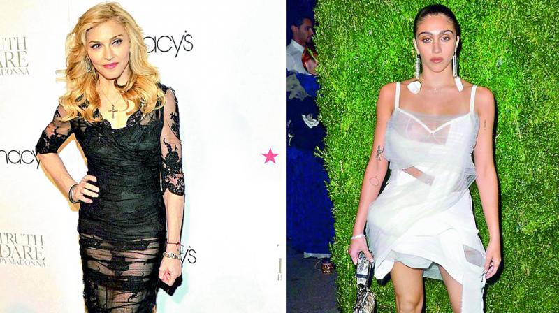 Madonna and her daughter, Lourdes Leon Madonna and her daughter, Lourdes Leon