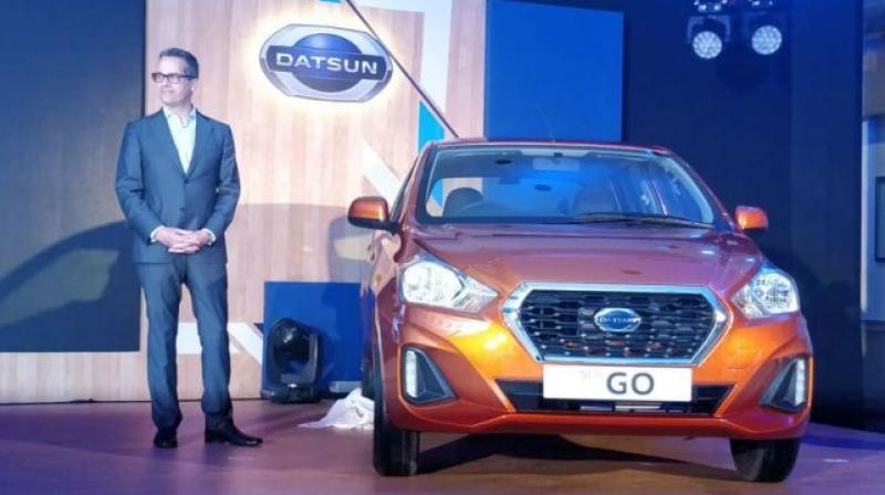 Datsun India has launched the GO hatchback and its seven seater version, the GO+ in India Datsun India has launched the GO hatchback and its seven seater version, the GO+ in India