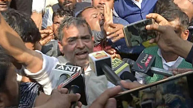 RLSP chief said he and his colleagues sustained injuries during lathi-charge and accused Bihar CM Nitish Kumar of orchestrating it. (Photo: ANI) RLSP chief said he and his colleagues sustained injuries during lathi-charge and accused Bihar CM Nitish Kumar of orchestrating it. (Photo: ANI)