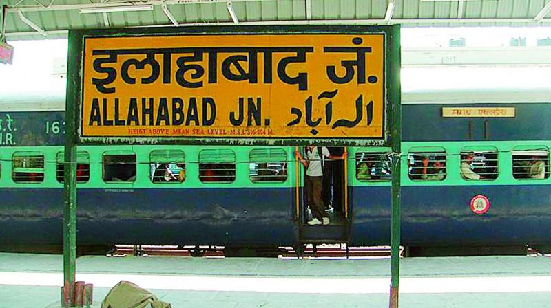 Twitterati let loose a stream of memes with the hashtag #AajSeTumhara-Naam where they rechristened many national and international celebs; Picture of Allahabad Junction railway station. Twitterati let loose a stream of memes with the hashtag #AajSeTumhara-Naam where they rechristened many national and international celebs; Picture of Allahabad Junction railway station.