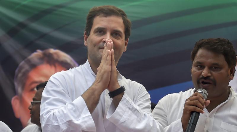 'The atrocities act was brought by the Congress and the party will protect it together with everybody,' Gandhi said. (Photo: PTI) 'The atrocities act was brought by the Congress and the party will protect it together with everybody,' Gandhi said. (Photo: PTI)