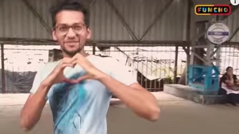 The video, shot by Shyam Sharma (24), Dhruv (23) and Nishant (20) had gone viral on social media after it was uploaded a week ago and had been viewed by over 1.5 lakh people. (Photo: Youtube screengrab) The video, shot by Shyam Sharma (24), Dhruv (23) and Nishant (20) had gone viral on social media after it was uploaded a week ago and had been viewed by over 1.5 lakh people. (Photo: Youtube screengrab)