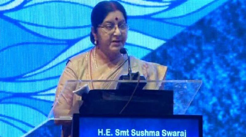 Last Saturday, Swaraj moved out of her official residence in New Delhi. (Photo: File) Last Saturday, Swaraj moved out of her official residence in New Delhi. (Photo: File)