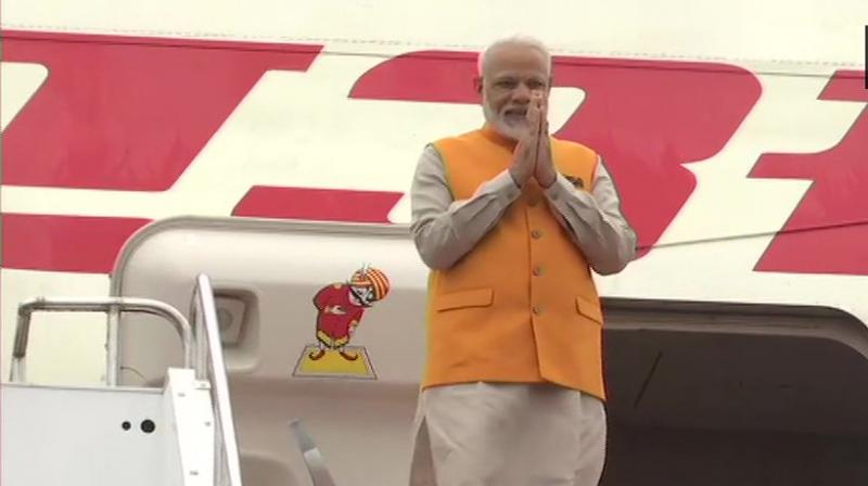 It is PM Modi’s sixth time of the Summit. (Photo: ANI | Twitter) It is PM Modi’s sixth time of the Summit. (Photo: ANI | Twitter)
