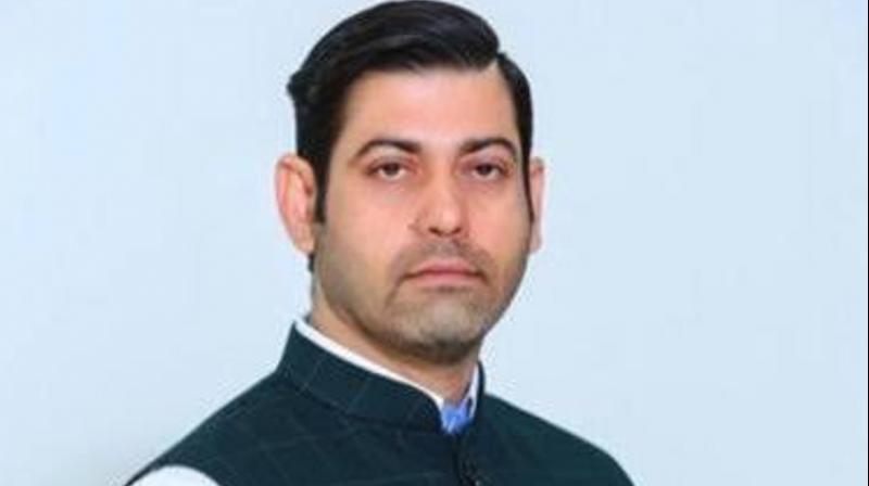 Vikas Chaudhary was hit by more than ten bullets by the men after he came out of a gym in Faridabad. (Photo: Twitter) Vikas Chaudhary was hit by more than ten bullets by the men after he came out of a gym in Faridabad. (Photo: Twitter)
