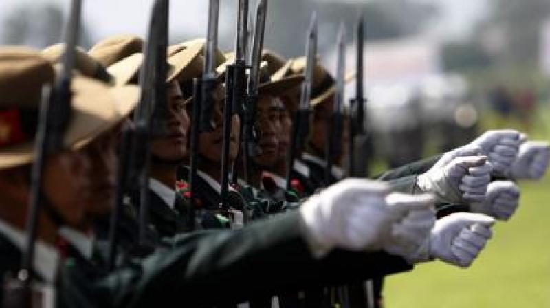 Although Nepal has been holding joint military exercises with other countries including India and the United States, this is the first time Nepali military would be holding such an exercise with China. (Photo: Representational Image/AFP) Although Nepal has been holding joint military exercises with other countries including India and the United States, this is the first time Nepali military would be holding such an exercise with China. (Photo: Representational Image/AFP)