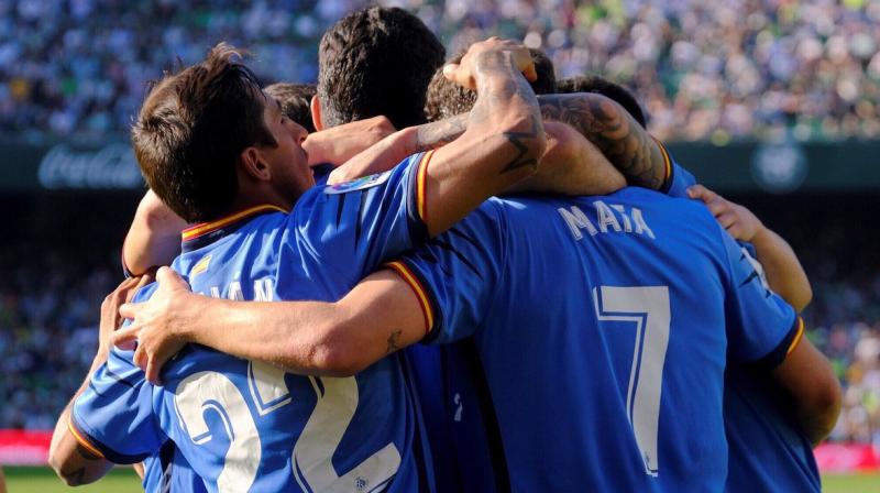 Getafe sit fourth on 58 points, three ahead of Valencia, and would ensure their place in Europe’s premier club competition next season with four points from their remaining two La Liga fixtures. (Photo: Getafe twitter) Getafe sit fourth on 58 points, three ahead of Valencia, and would ensure their place in Europe’s premier club competition next season with four points from their remaining two La Liga fixtures. (Photo: Getafe twitter)