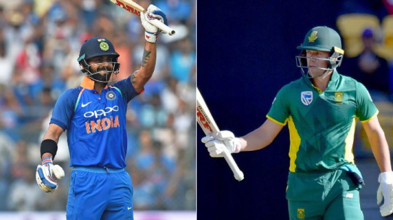 Can Virat Kohli surpass AB de Villiers' record of quickets to 9000 runs? (Photo: PTI / AFP) Can Virat Kohli surpass AB de Villiers' record of quickets to 9000 runs? (Photo: PTI / AFP)