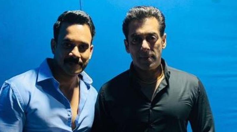 Bharath and Salman Khan. (Image Source: Instagram/ bharath_niwas)