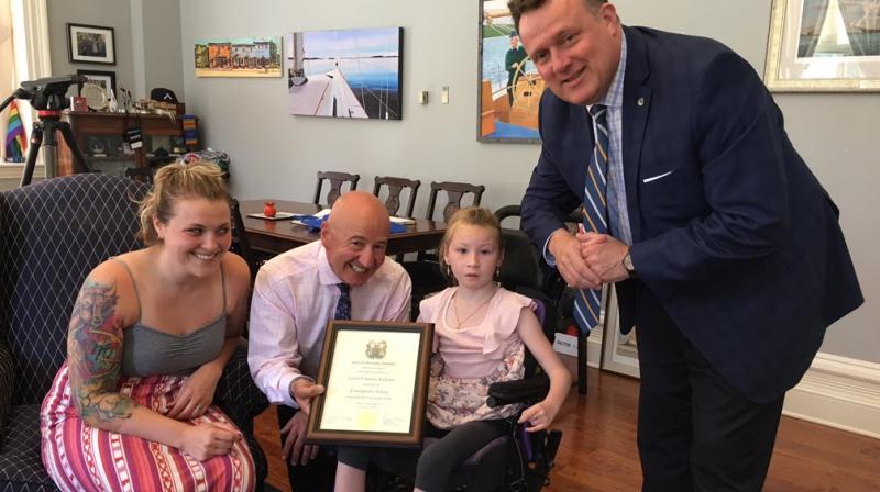 Lexie is being hailed as a hero for saving his life and was also honoured by the mayor on social media (Photo: Twitter) Lexie is being hailed as a hero for saving his life and was also honoured by the mayor on social media (Photo: Twitter)