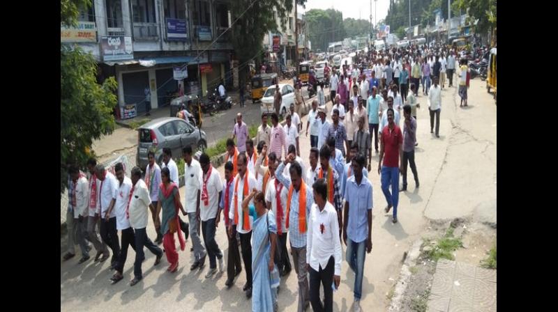 Laxman said that BJP is in support of the protesting employees and appealed to all parties to support the bandh in the state called by the TSRTC. (Photo: ANI) Laxman said that BJP is in support of the protesting employees and appealed to all parties to support the bandh in the state called by the TSRTC. (Photo: ANI)