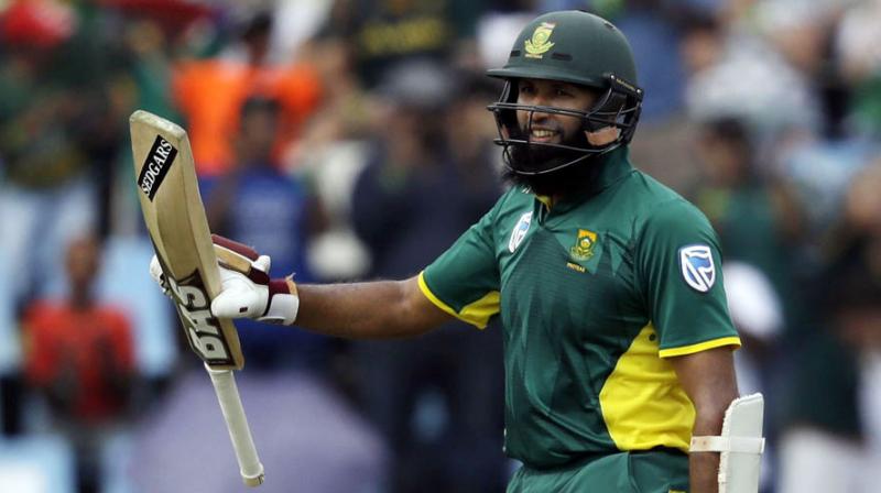 Amla, who has been one of South Africa’s most consistent top order batsmen over the years, notched up the 24th ODI century of his career with 154 off 134 balls. (Photo: AP) Amla, who has been one of South Africa’s most consistent top order batsmen over the years, notched up the 24th ODI century of his career with 154 off 134 balls. (Photo: AP)