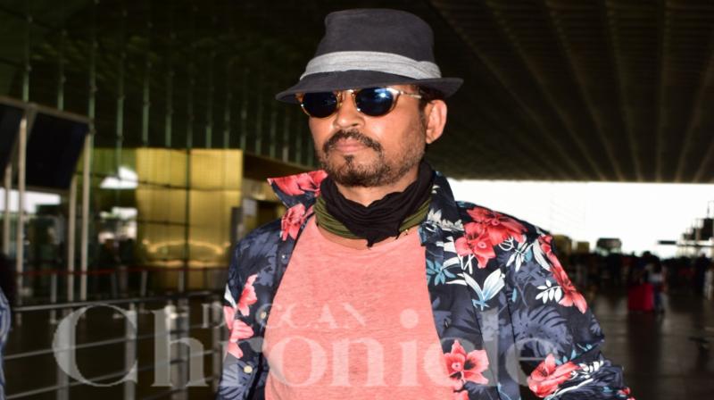 Irrfan Khan spotted at Mumbai Airport. (Photo: Viral Bhayani) Irrfan Khan spotted at Mumbai Airport. (Photo: Viral Bhayani)