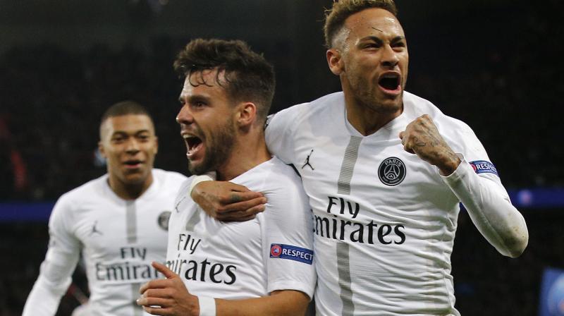 Juan Bernat and Neymar scored as Jurgen Klopp’s Liverpool slumped to a 2-1 defeat to Paris Saint-Germain. (Photo: AFP) Juan Bernat and Neymar scored as Jurgen Klopp’s Liverpool slumped to a 2-1 defeat to Paris Saint-Germain. (Photo: AFP)