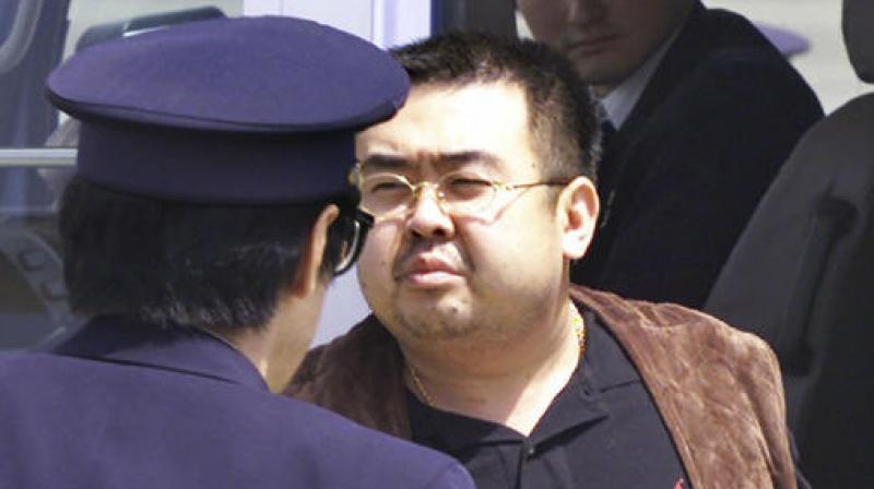 This May 4, 2001, file photo shows Kim Jong Nam, exiled half brother of North Korea's leader Kim Jong Un, escorted by Japanese police officers at the airport in Narita, Japan. (Photo: AP) This May 4, 2001, file photo shows Kim Jong Nam, exiled half brother of North Korea's leader Kim Jong Un, escorted by Japanese police officers at the airport in Narita, Japan. (Photo: AP)