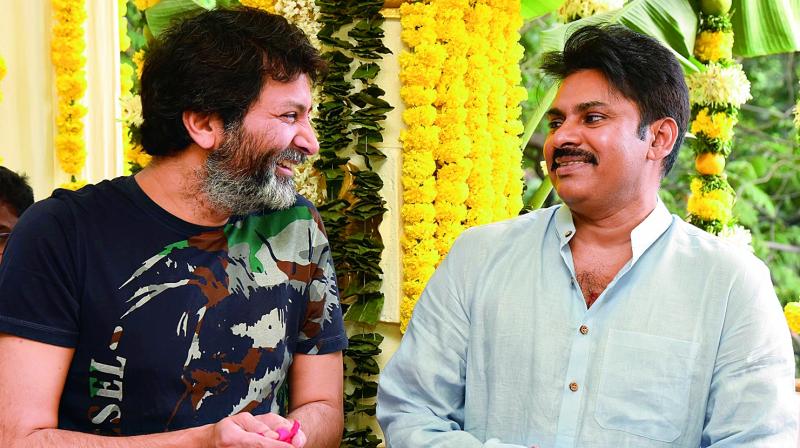 Pawan Kalyan and Trivikram Srinivas Pawan Kalyan and Trivikram Srinivas