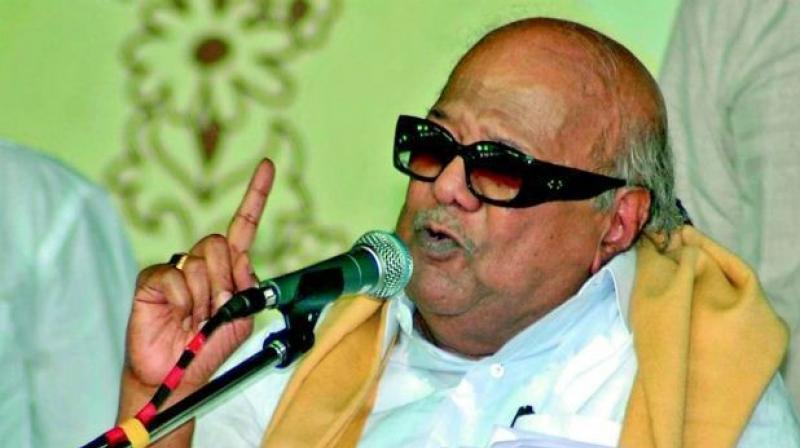 DMK chief M. Karunanidhi. DMK chief M. Karunanidhi.